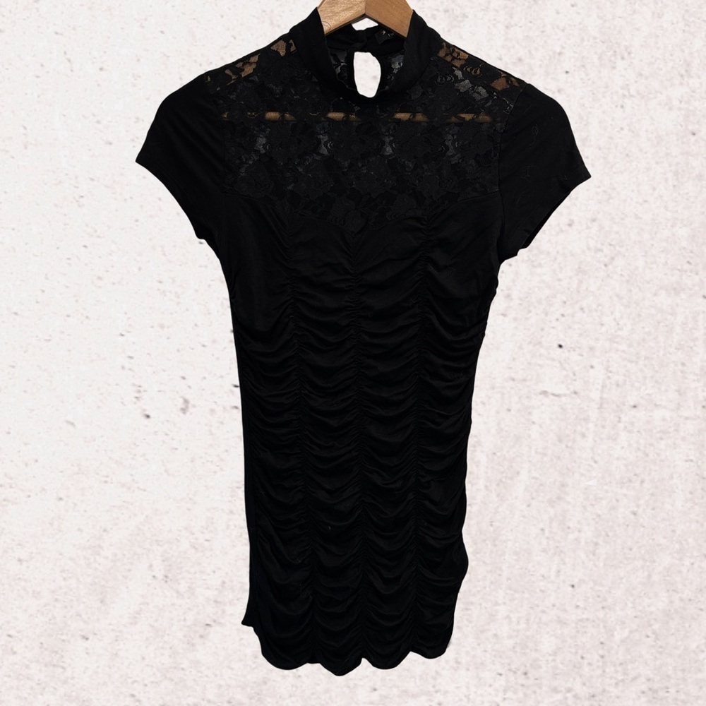 Forever 21 Black Lace Blouse